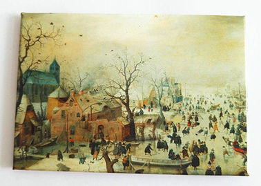 사용자 지정 예술 작품 54x78mm 그림 인쇄 기념품 장식 및 홍보를위한 틸판 냉장고 자석