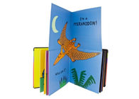 커스텀 사이즈 하드 커버 보드 책 팝업으로 손으로 만든 어린이 책 종이 선물 상자